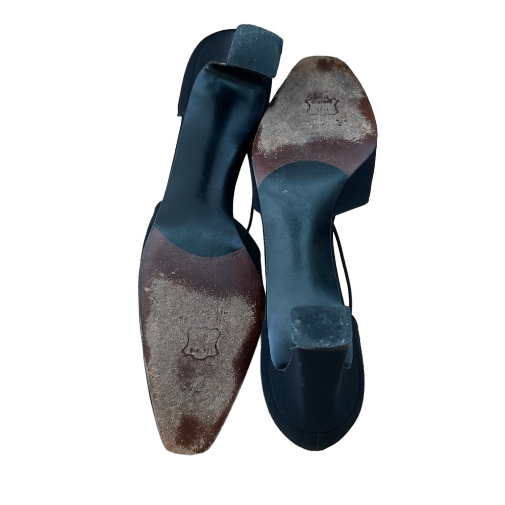Stuart Weitzmen black fabric heels - Picture 10 of 10